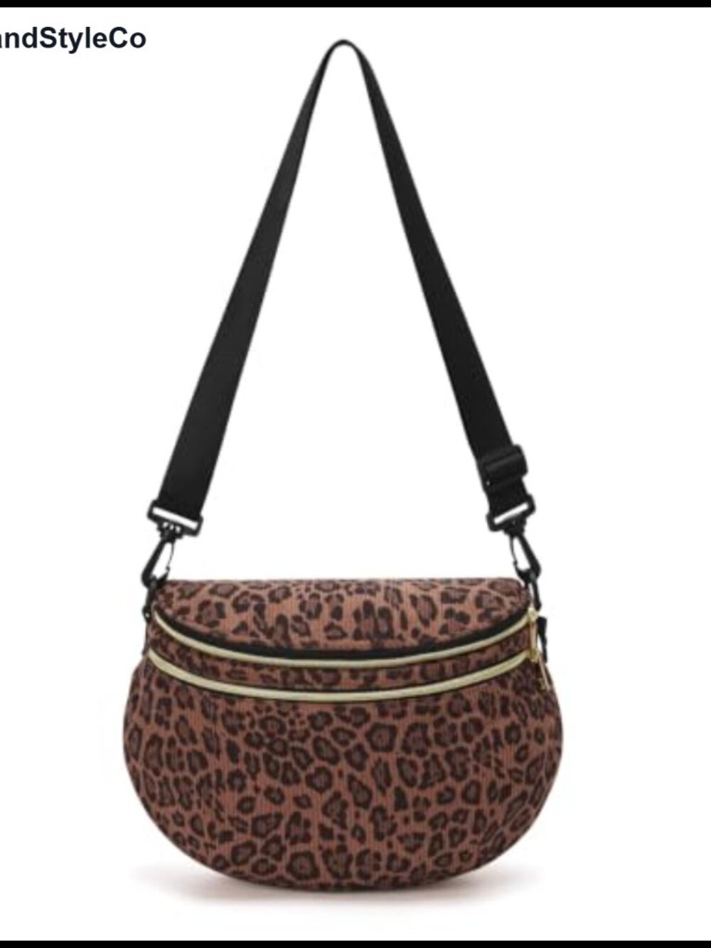 Corduroy Bum Bag Crossbody Anti-Theft Fanny Pack Multi-Pocket Waist Bag